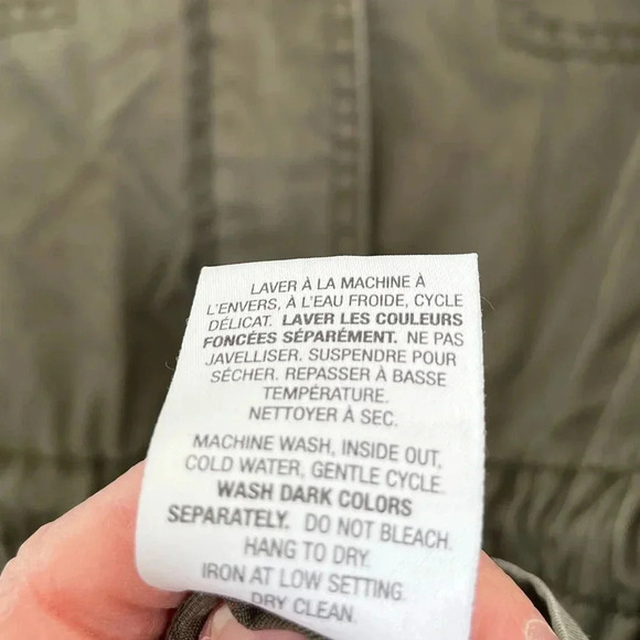 5/20$ Reitmans Olive Green Utility Vest size 11 - Picture 5 of 6